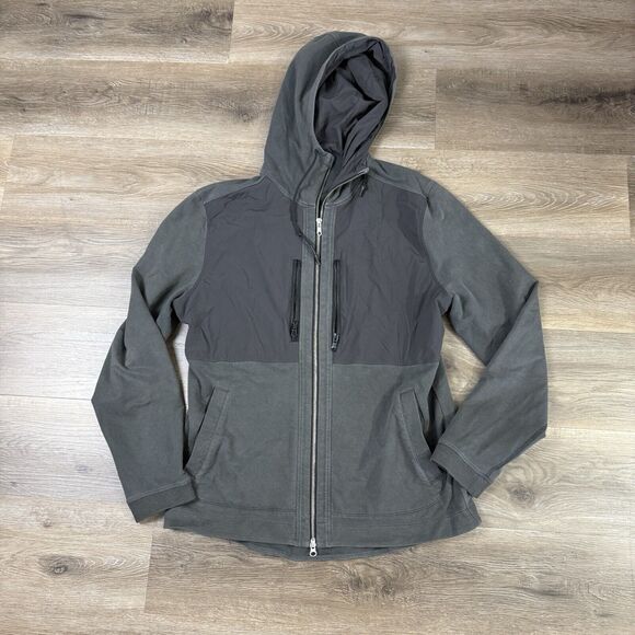 Lululemon Dispatch Hoodie Mens XL Full Zip Jacket Gray Zip Pockets Active - Picture 1 of 6